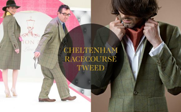 CHELTENHAM RACES TWEED FROM NORTON AND TOWNSEND