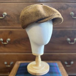 Baker Boy Hat Orange Solid Tweed