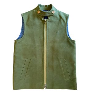 Khaki Tailor Made Moleskin Gilet